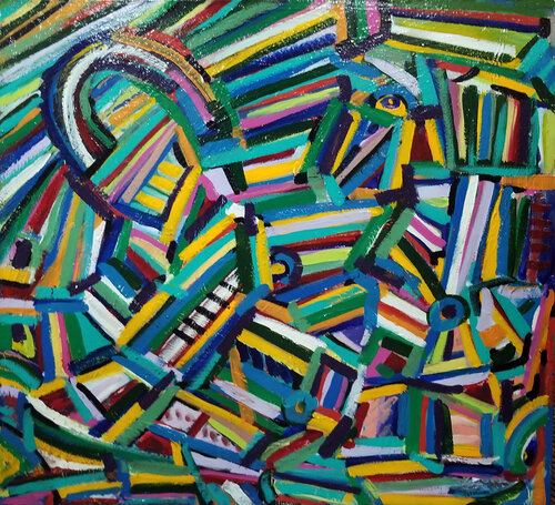 Adventures in Protoplasm di Banning Lary, Pittura in vendita su Singulart