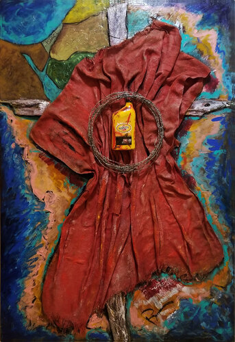 Oil Cloth de Banning Lary, Otros medios a la venta en Singulart