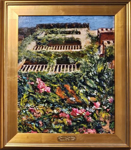 Cancun Garden de Banning Lary, Pintura a la venta en Singulart