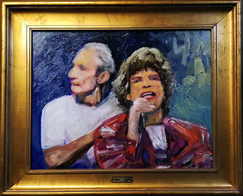 Mick and Charlie di Banning Lary, Pittura in vendita su Singulart