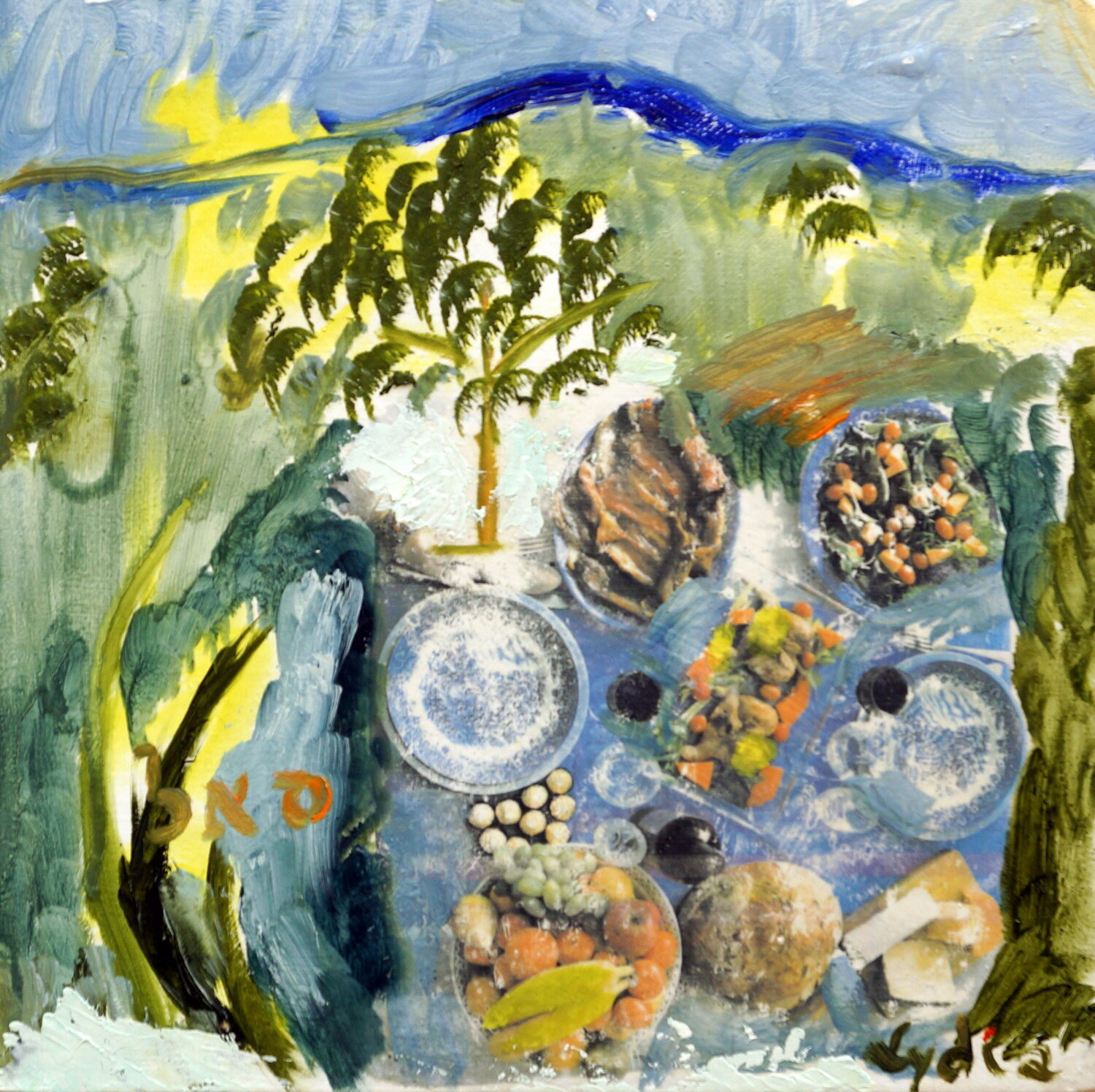 prosperidad II Lydia Arcos Cortada Original painting for sale