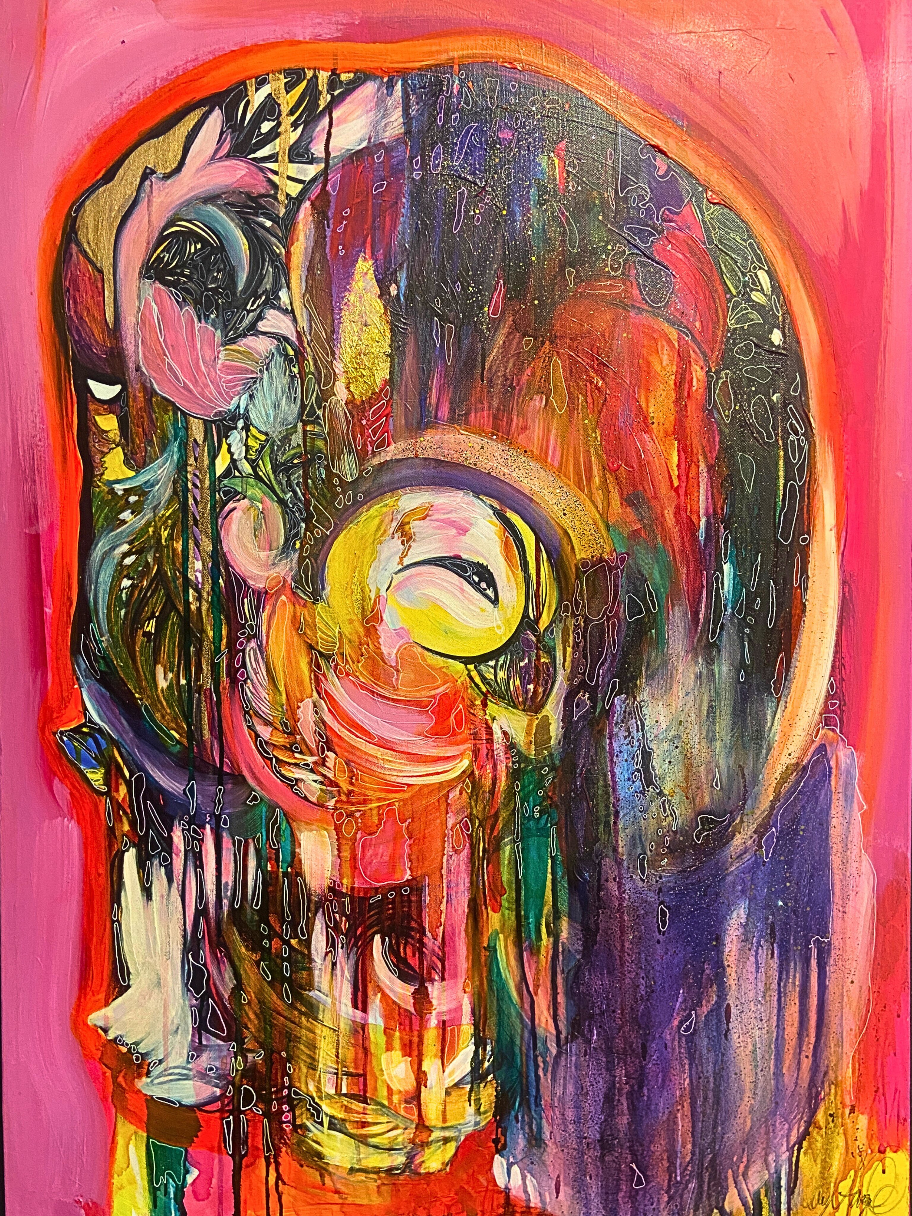 Topic Projector paintings