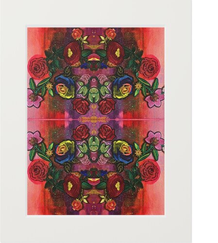 Colorful Blossoms Reflections de Candace Marquette, Impresión a la venta en Singulart