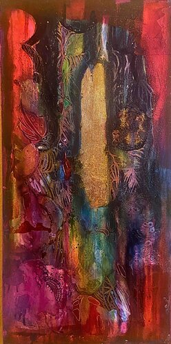 Gold Struck The Colors de Candace Marquette, Pintura a la venta en Singulart