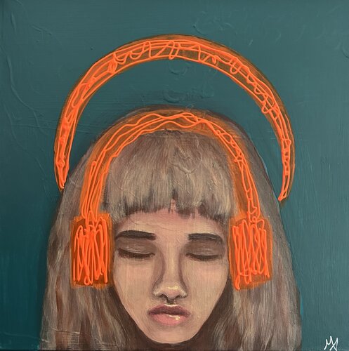 Inner Murmur par micka., Peinture en vente sur Singulart
