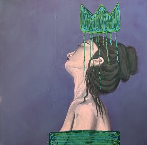 Queen after all par micka., Peinture en vente sur Singulart