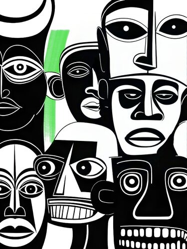 Spirits Assembling (unique 1/1 edition) di Bonobo Stone, Digitale in vendita su Singulart