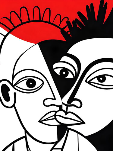 Lovers and Friends  (unique 1/1 edition) di Bonobo Stone, Digitale in vendita su Singulart