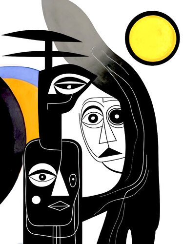Sagesse Ombrageuse  (unique 1/1 edition) di Bonobo Stone, Digitale in vendita su Singulart