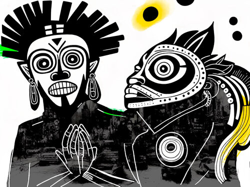 Inner City Lovers (unique 1/1 edition) by Bonobo Stone, Digital for Sale on Singulart