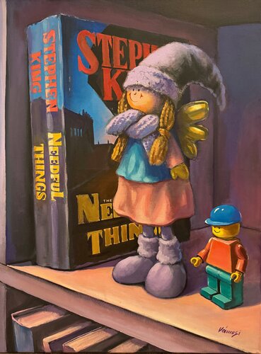 Needful things van Tamas Vamosi, Schilderij te koop op Singulart