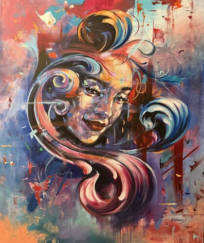 Smile van Tamas Vamosi, Schilderij te koop op Singulart