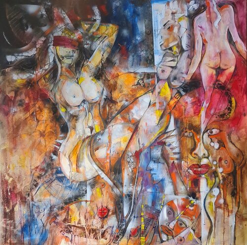 I DONT SEE YOU von cyril CICHY, Malerei kaufen auf Singulart