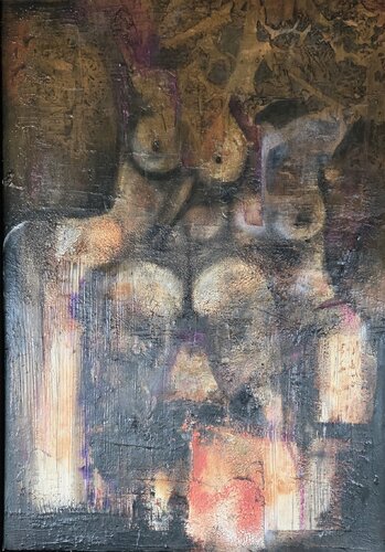 BENEATH - THE WEIGHT OF MEMORY by cyril CICHY, Painting for Sale on Singulart