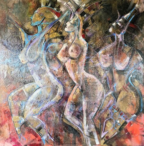 DIVINE COLLAPSE van cyril CICHY, Schilderij te koop op Singulart