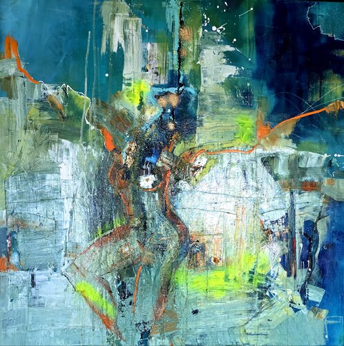 NEON RUPTURE von cyril CICHY, Malerei kaufen auf Singulart
