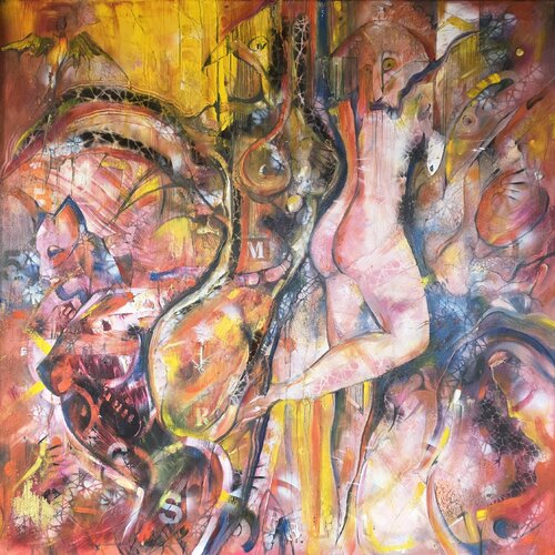 SACRED FLESH / BROKEN GOD de cyril CICHY, Pintura a la venta en Singulart