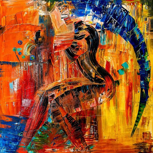 CHROMATIC SURGE von cyril CICHY, Malerei kaufen auf Singulart