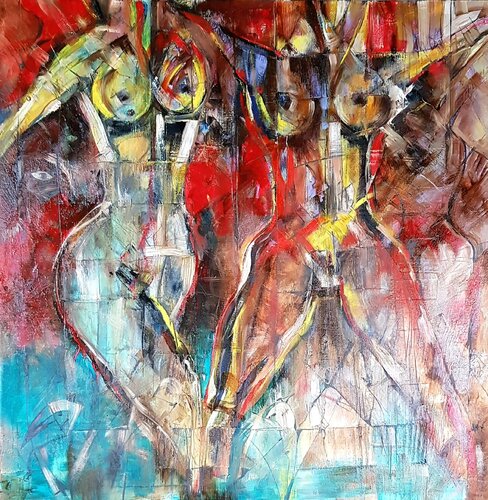 FURY IN MOTION par cyril CICHY, Peinture en vente sur Singulart
