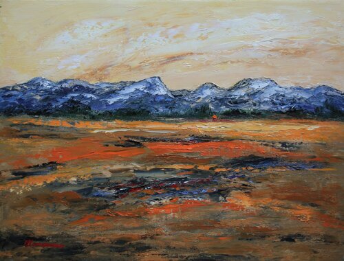 Alpilles brulantes - Provence von J-F CLEMENCEAU, Malerei kaufen auf Singulart