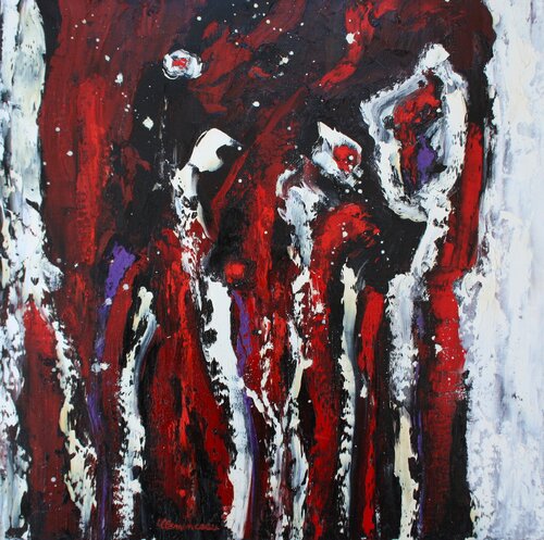 Abstrait N° 1115 von J-F CLEMENCEAU, Malerei kaufen auf Singulart