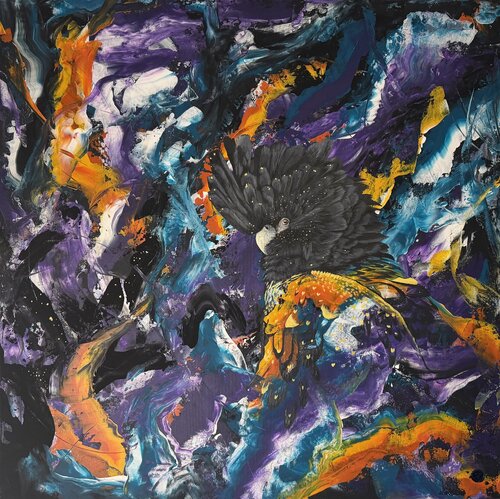 Beobachter im Sturm IV de Anne Lilly Lippek, Pintura a la venta en Singulart
