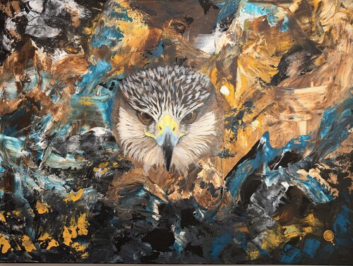 Im Auge des Stroms de Anne Lilly Lippek, Pintura a la venta en Singulart