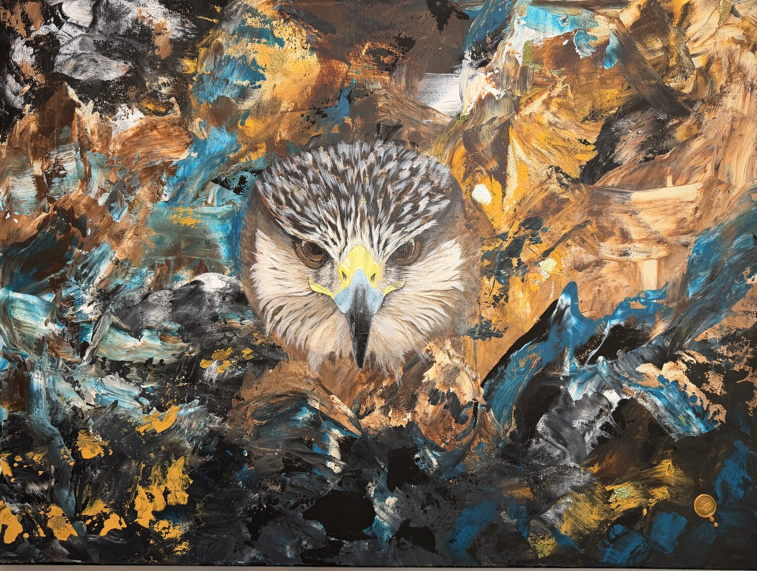 Im Auge des Stroms Anne Lilly Lippek Pintura original en venta