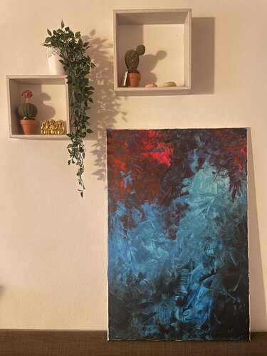 Ghiaccio porpora van Alessandro Badii, Schilderij te koop op Singulart