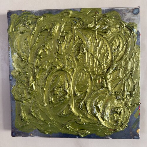 Green X by Renato Gosling, Painting for Sale on Singulart