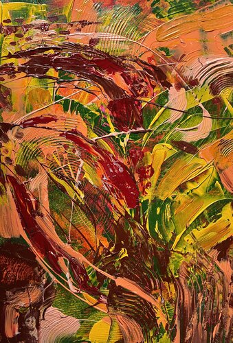 Crecimiento van Islandy León Aguila, Schilderij te koop op Singulart