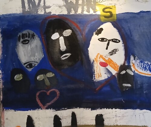 Love wins par Markus Eisele, Peinture en vente sur Singulart