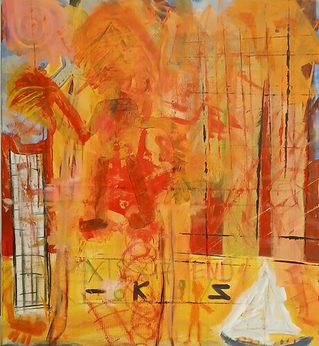 Lightning par Markus Eisele, Peinture en vente sur Singulart