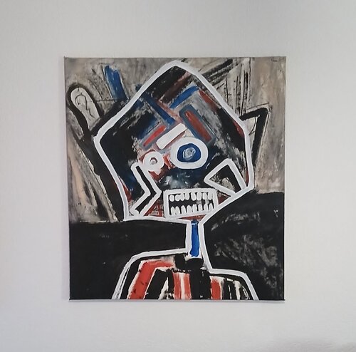 Smiling Alien par Markus Eisele, Peinture en vente sur Singulart