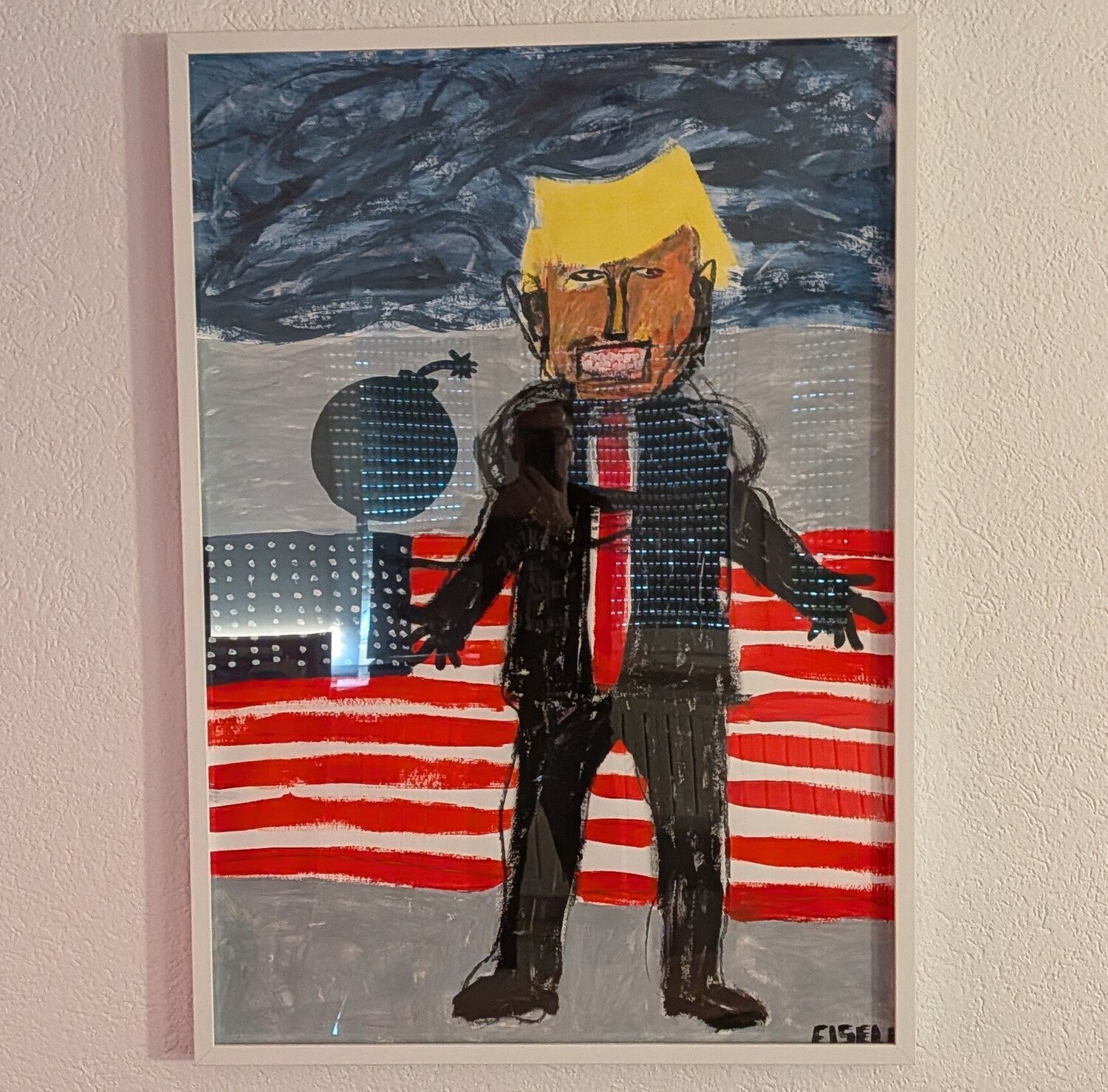 Hello america Markus Eisele Origineel schilderij te koop