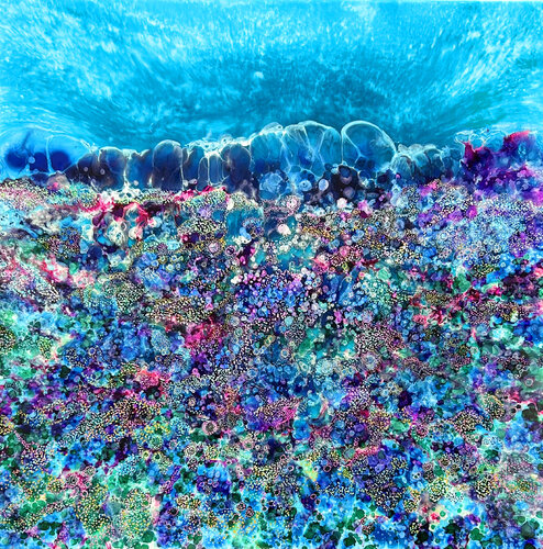 Jewels of The Reef van Martine Vanderspuy, Schilderij te koop op Singulart