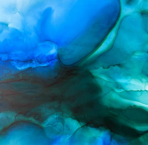 Aqua Flow van Martine Vanderspuy, Schilderij te koop op Singulart