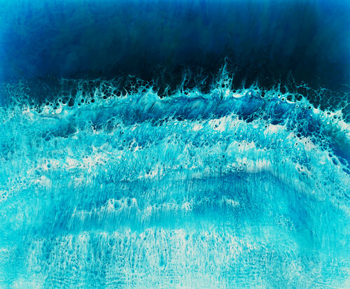 Aqua Swim di Martine Vanderspuy, Pittura in vendita su Singulart