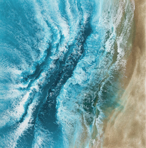 Tamarama Swell di Martine Vanderspuy, Pittura in vendita su Singulart