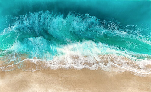 Ocean Rhapsody van Martine Vanderspuy, Schilderij te koop op Singulart