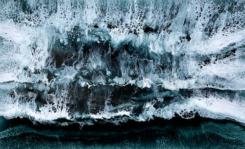 Songs Of The Sea van Martine Vanderspuy, Schilderij te koop op Singulart