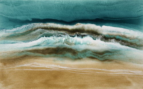 Take Me To The Ocean van Martine Vanderspuy, Schilderij te koop op Singulart