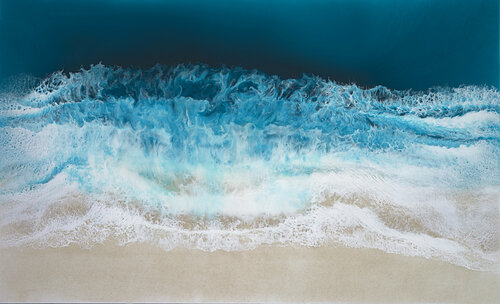 Magic Blues van Martine Vanderspuy, Schilderij te koop op Singulart