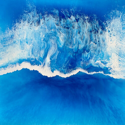 Bombora van Martine Vanderspuy, Schilderij te koop op Singulart