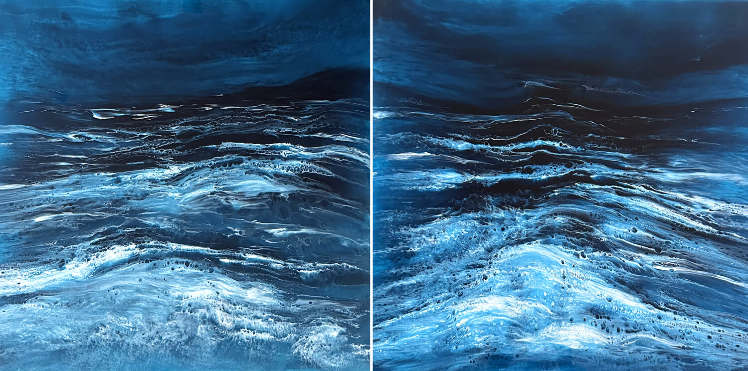 Navy Ocean Martine Vanderspuy