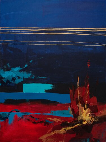 Beyond Stillness van Natalia Shutiak, Schilderij te koop op Singulart