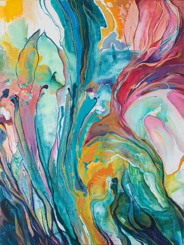 Softly Unfolding di Natalia Shutiak, Pittura in vendita su Singulart