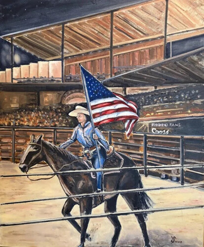 Friday Night Rodeo by joe Sacco, Painting for Sale on Singulart