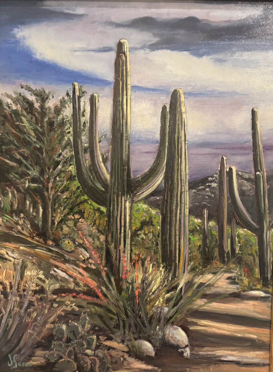 Desert joe Sacco Original painting for sale
