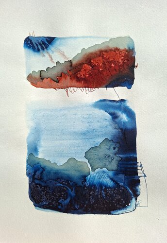 Underwater Love van Alexandra Briois, Werk op papier te koop op Singulart
